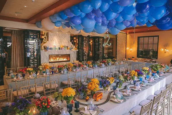Festive special event setup at Presque Isle Hotel convention center