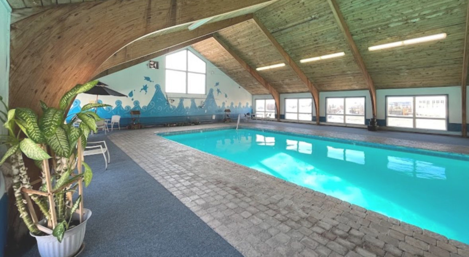 Our signature indoor heated pool