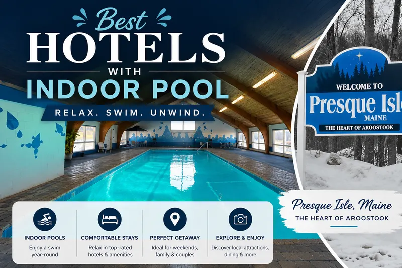 Best Hotels with Indoor Pool for Summer Weekend Getaways in Presque Isle