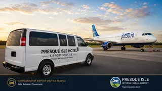 Airport shuttle to Presque Isle International Airport